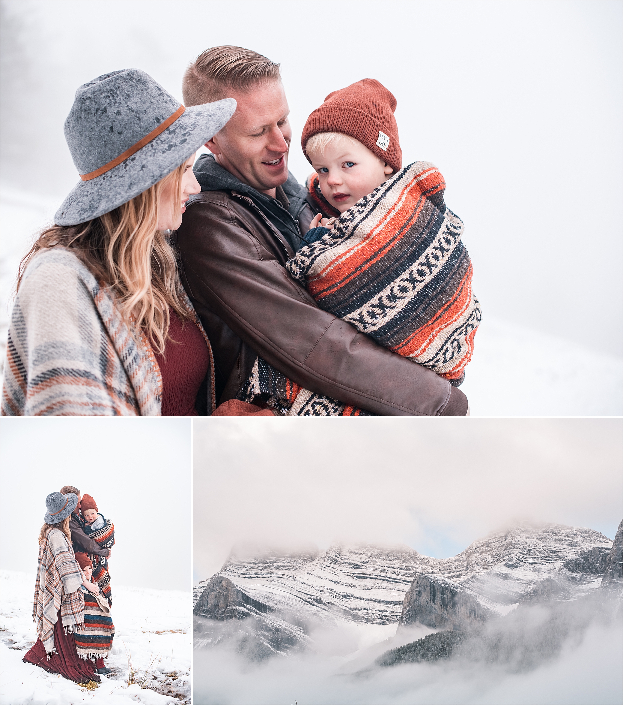 Family Photographs, winter scene