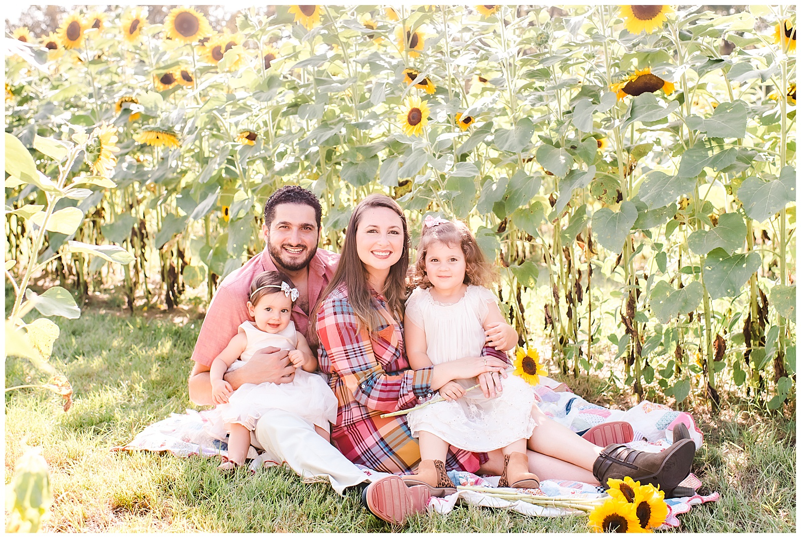The Woodlands Family Photographer Sunflowers