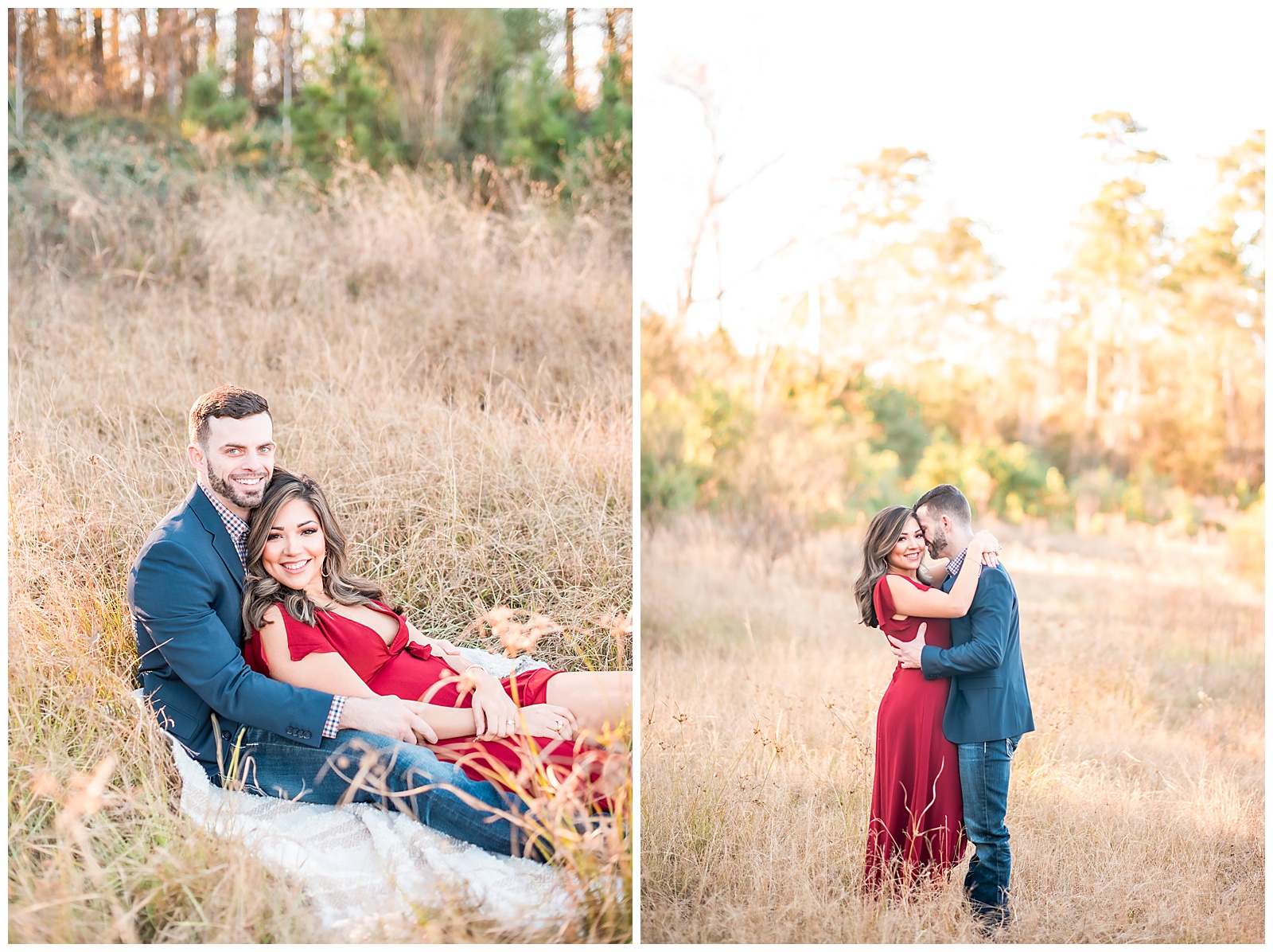 Engagement photography in The Woodlands, Texas 