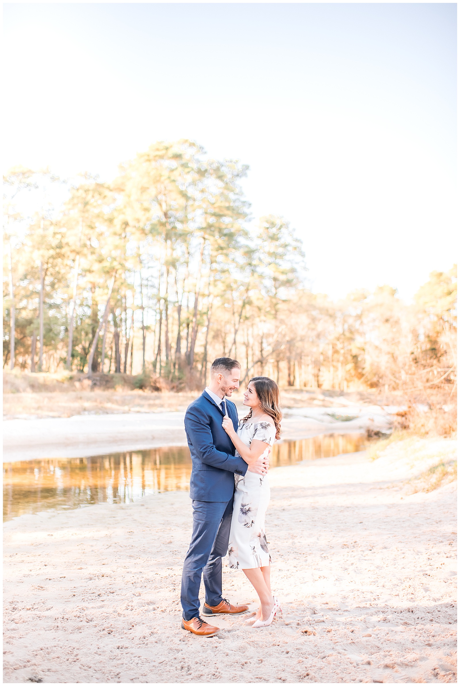 Winter Engagement Photography in Houston Texas