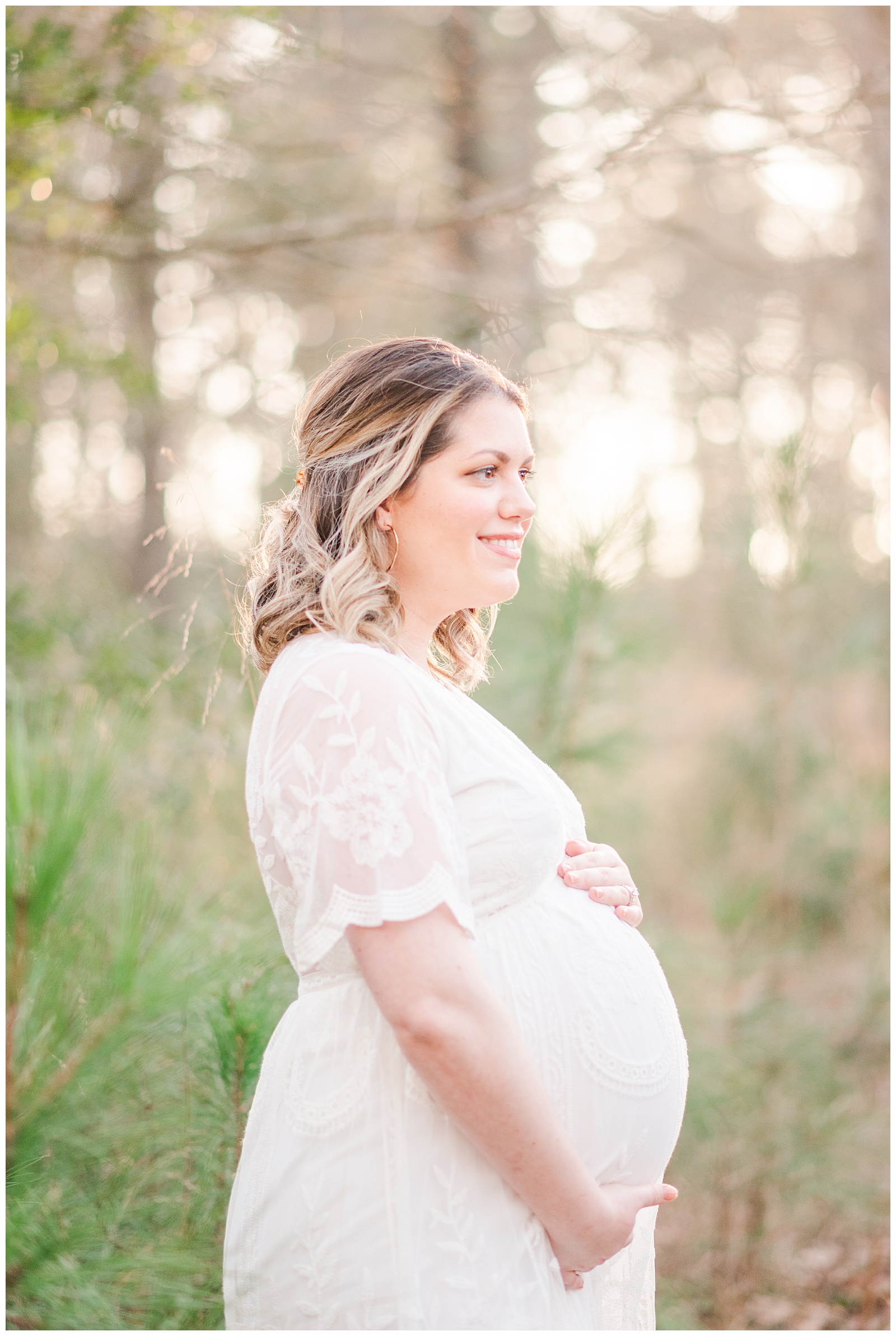 maternity photos WG Jones State Forest, The Woodlands Texas photographer