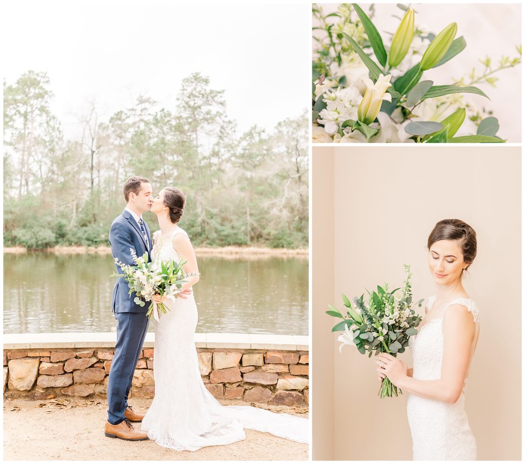The Woodlands Winter wedding photography