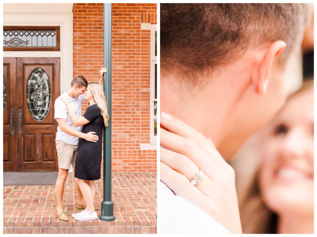 Blue Bell Creamery engagement photo session