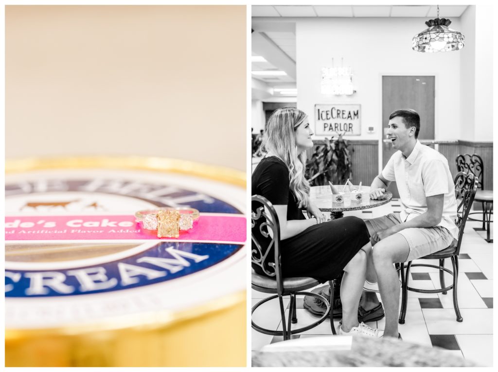 Blue Bell Ice Cream Engagement Photography