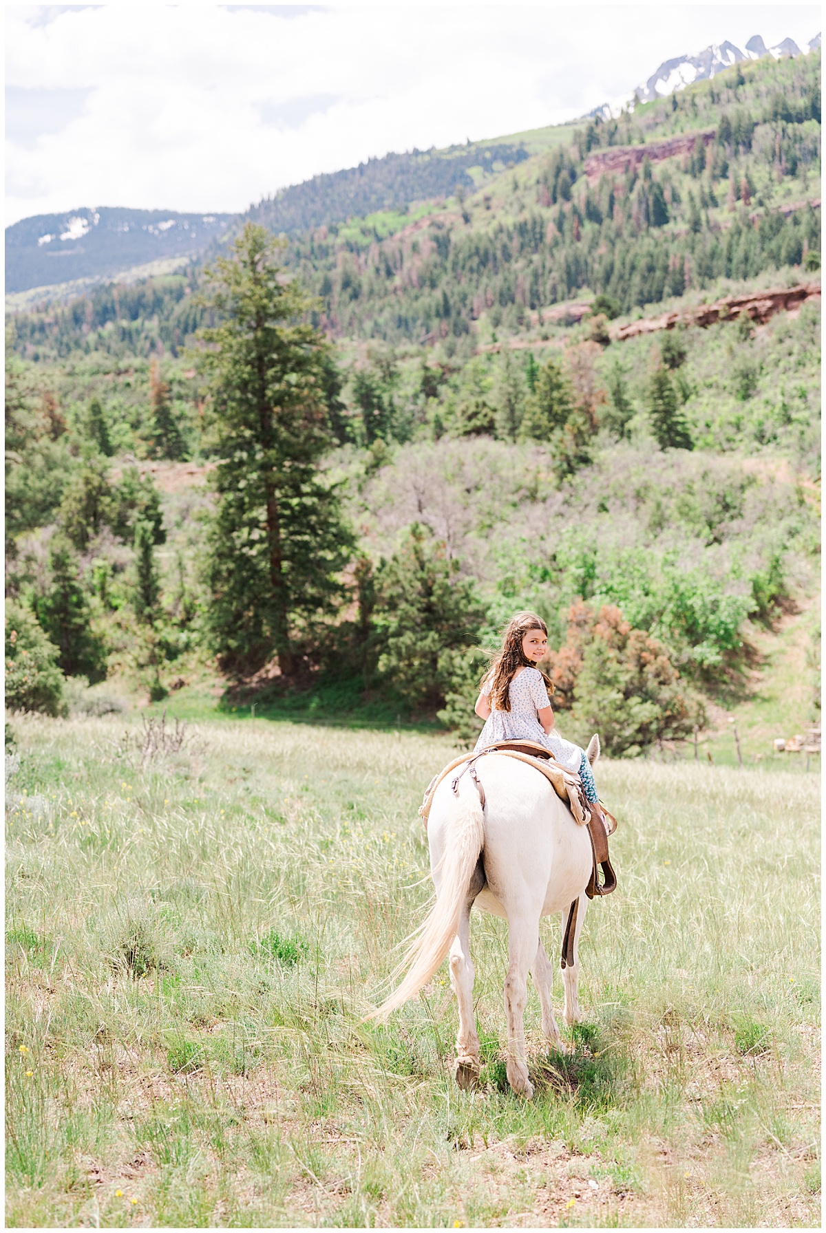 Horseback riding in Ouray, Colorado