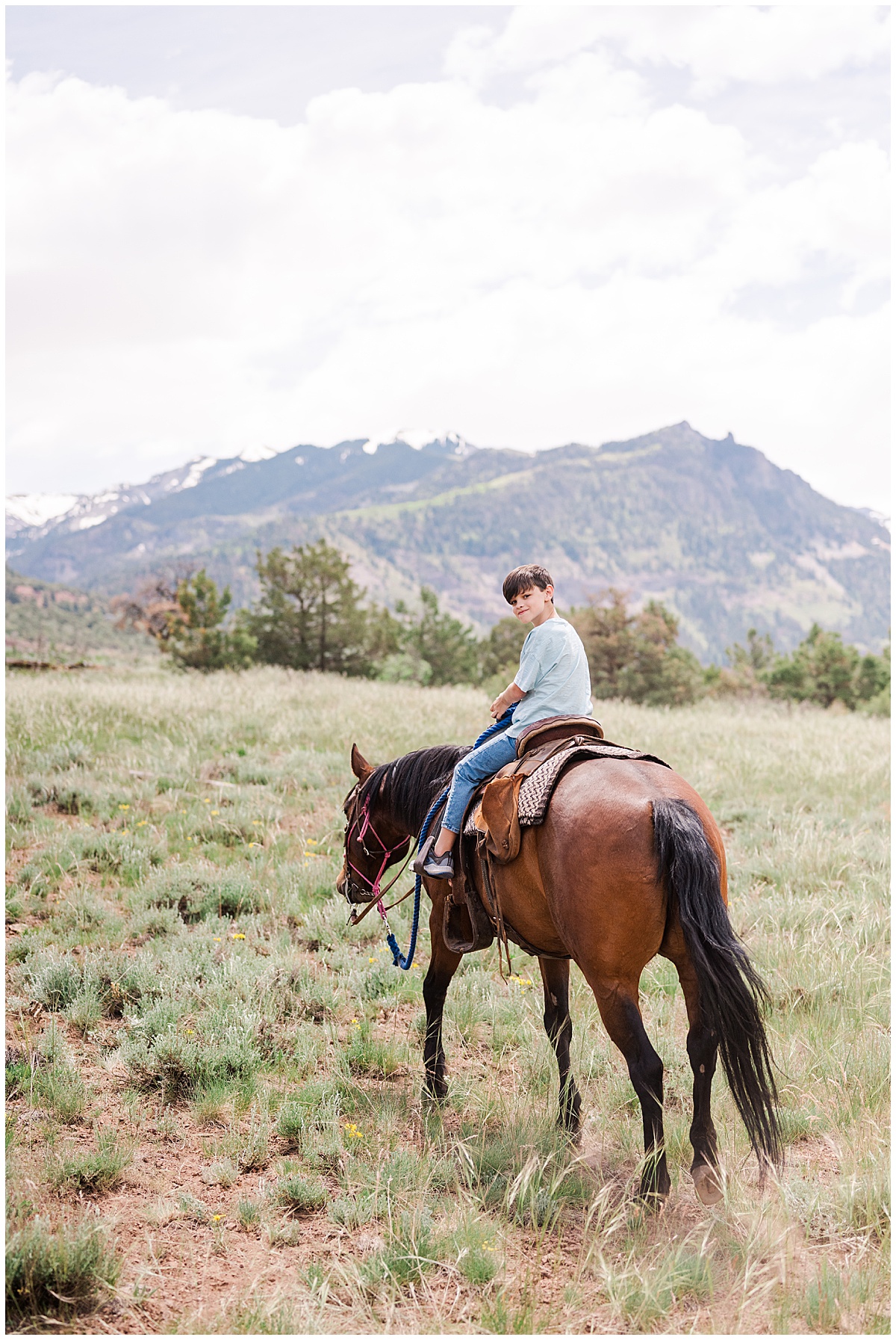 Horseback riding in Ouray Colorado