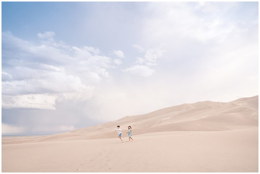 kids at The Great Sand Dunes