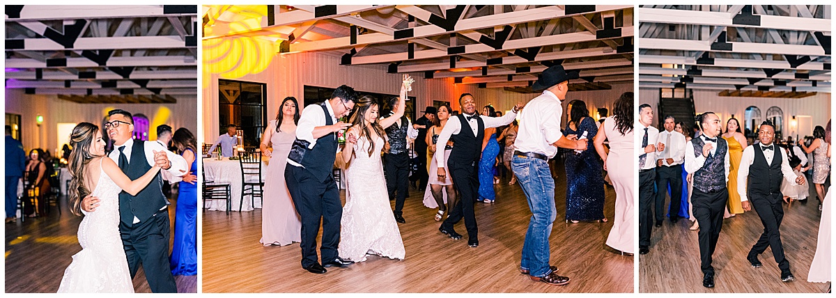 Wedding Reception dancing.