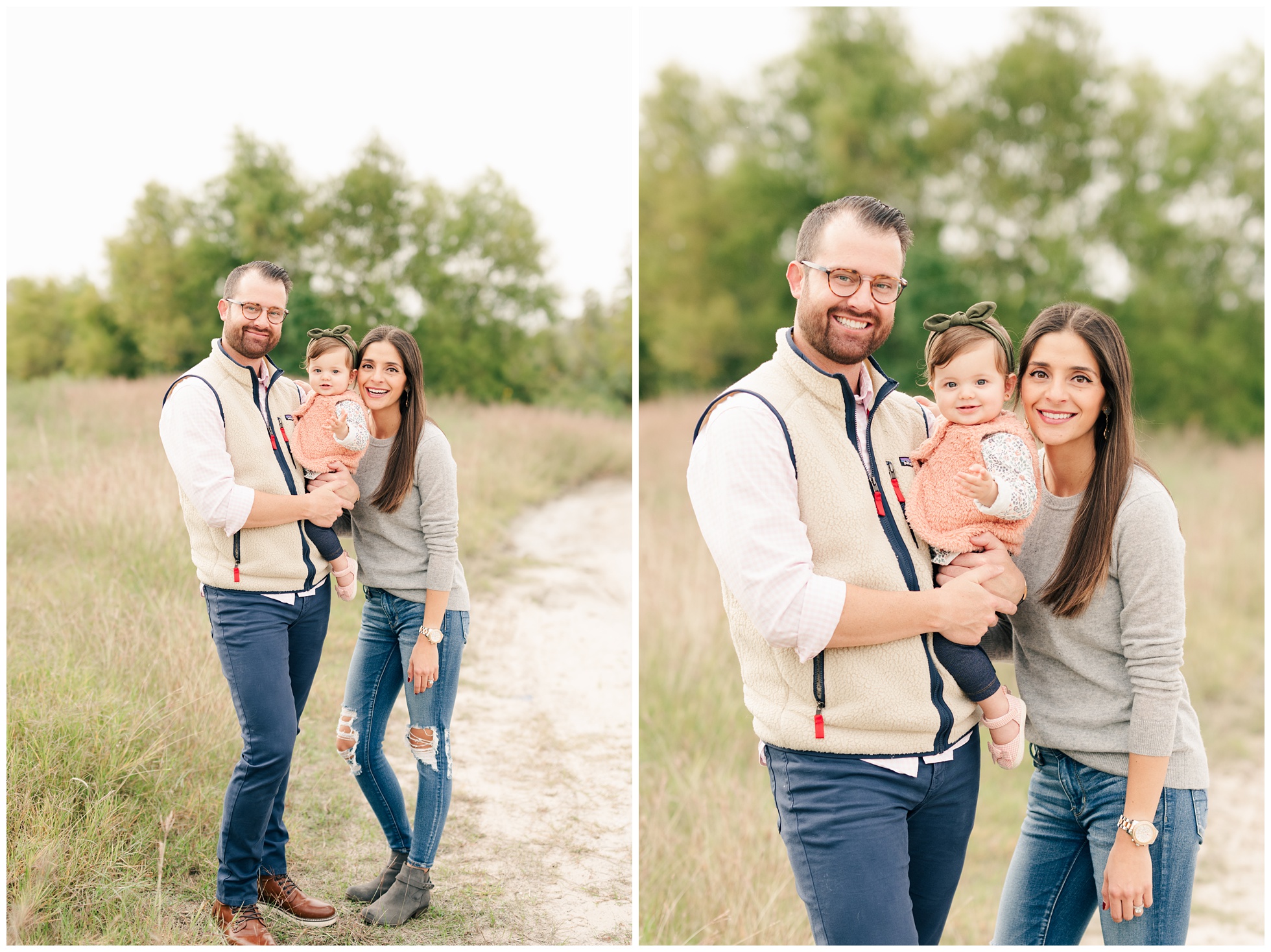 Family Photography at a natural outdoor location in The Woodlands TX