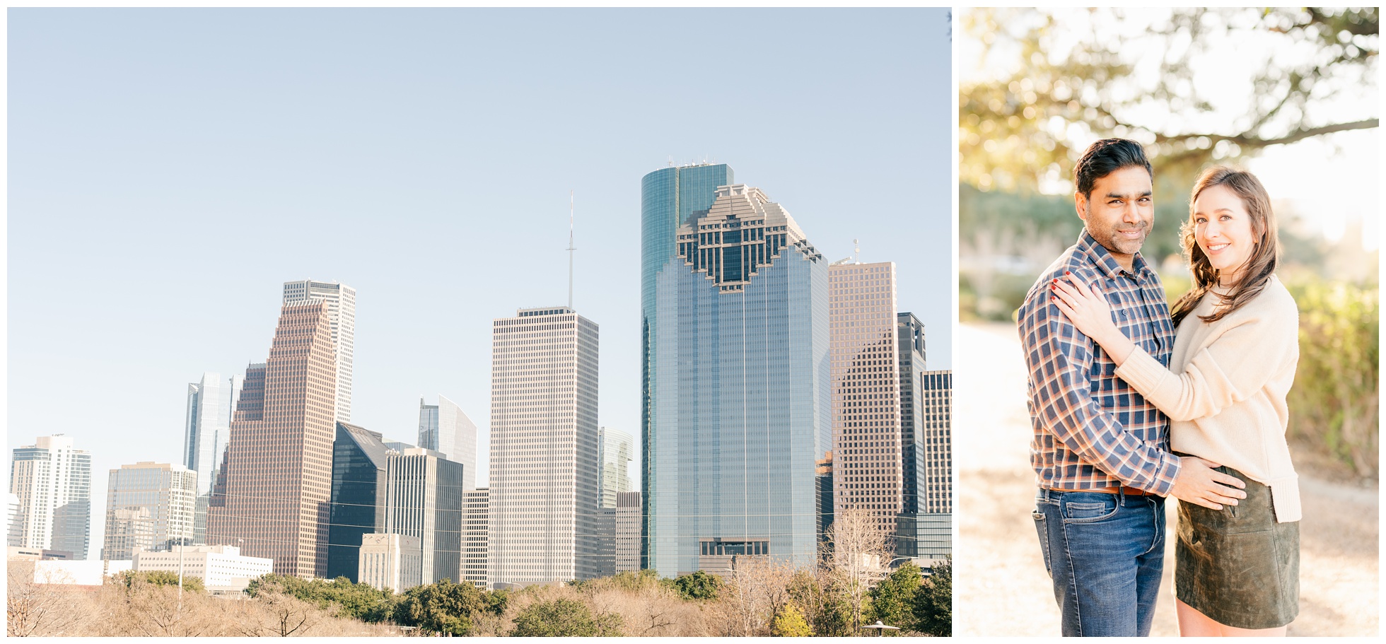 Houston engagement Session in Winter