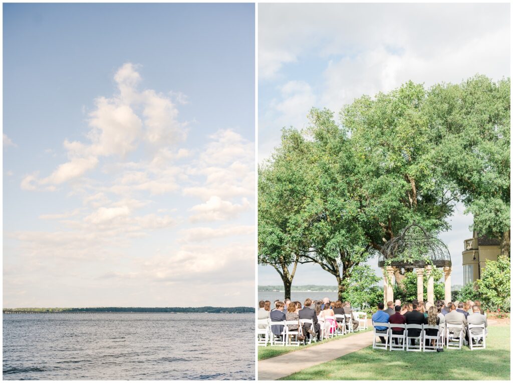 Waterfront at Lake Conroe, Bentwater Yacht Club wedding.