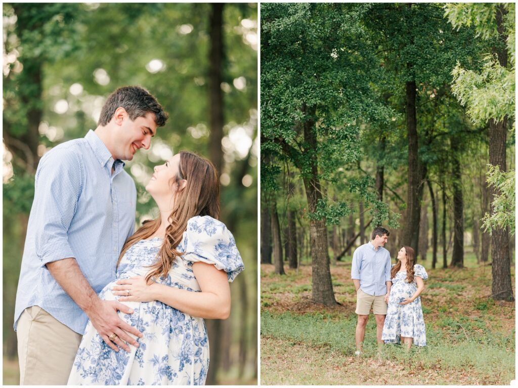 The Woodlands Maternity Photography in the Woods.