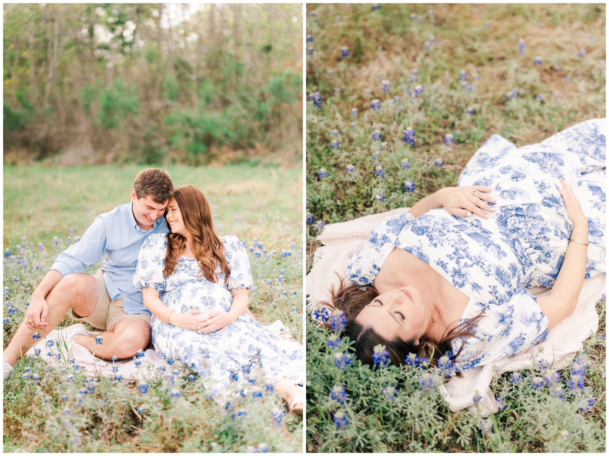 maternity session in bluebonnets. 